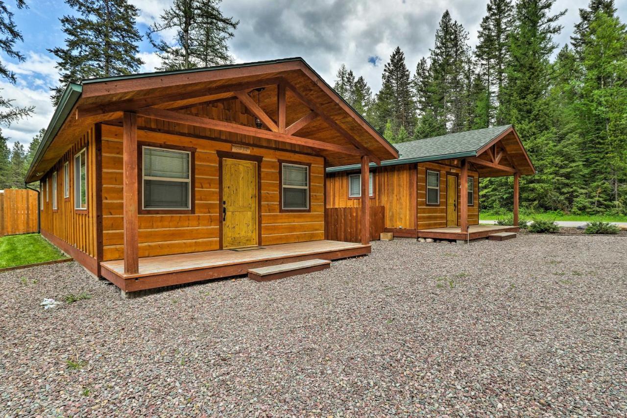 Hungry Horse Cabin Deck, Fire Pit, Near Glacier! Exterior foto