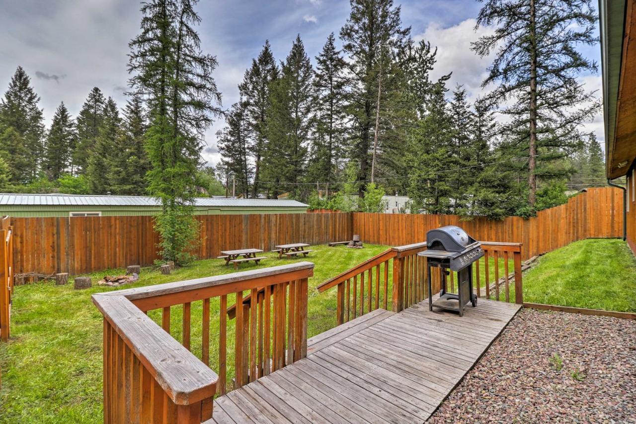 Hungry Horse Cabin Deck, Fire Pit, Near Glacier! Exterior foto